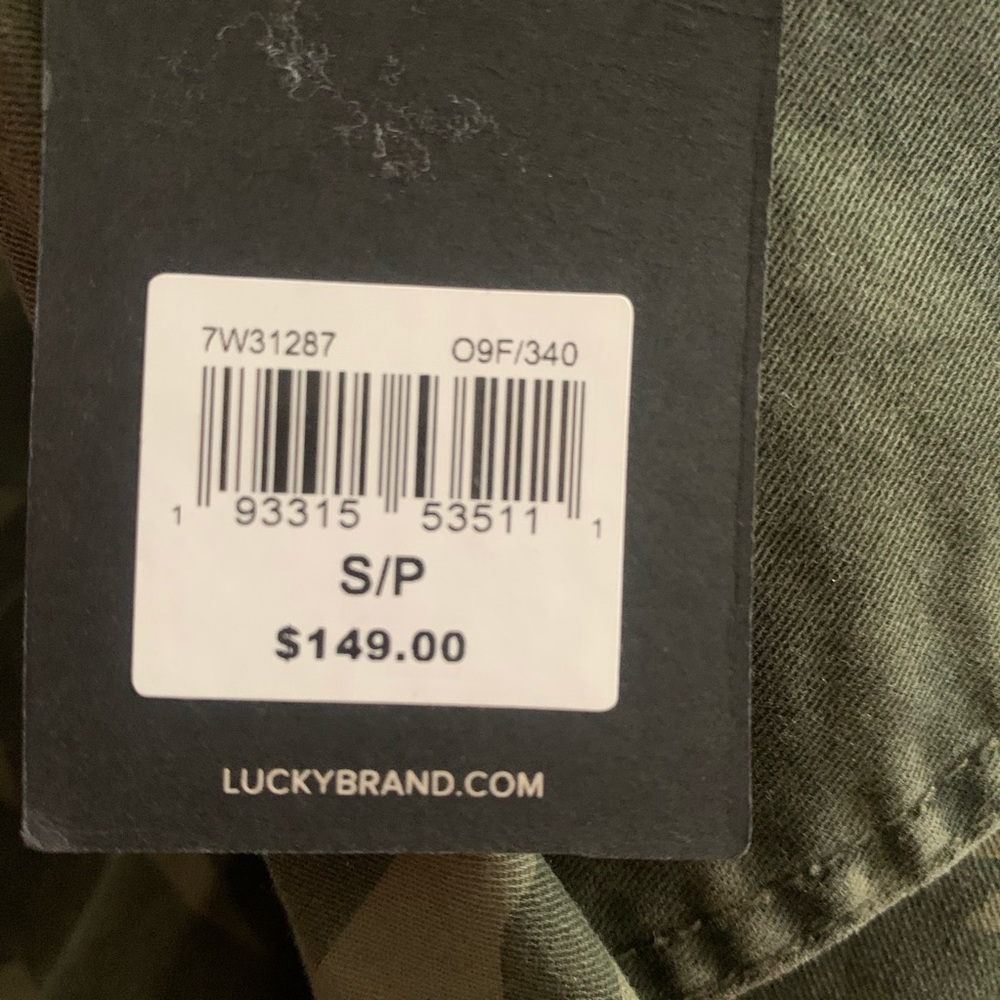 NWT Lucky Brand Utility Camo Jacket Sz Small - Picture 7 of 7